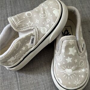 Vans Kids' Celestial Gray Slip-On Sneakers